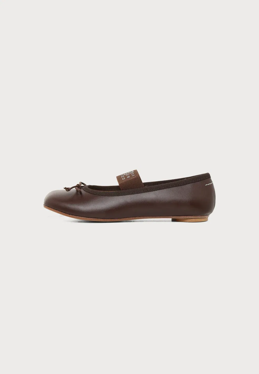 Балетные туфли Mm6 Maison Margiela, Dark Brown