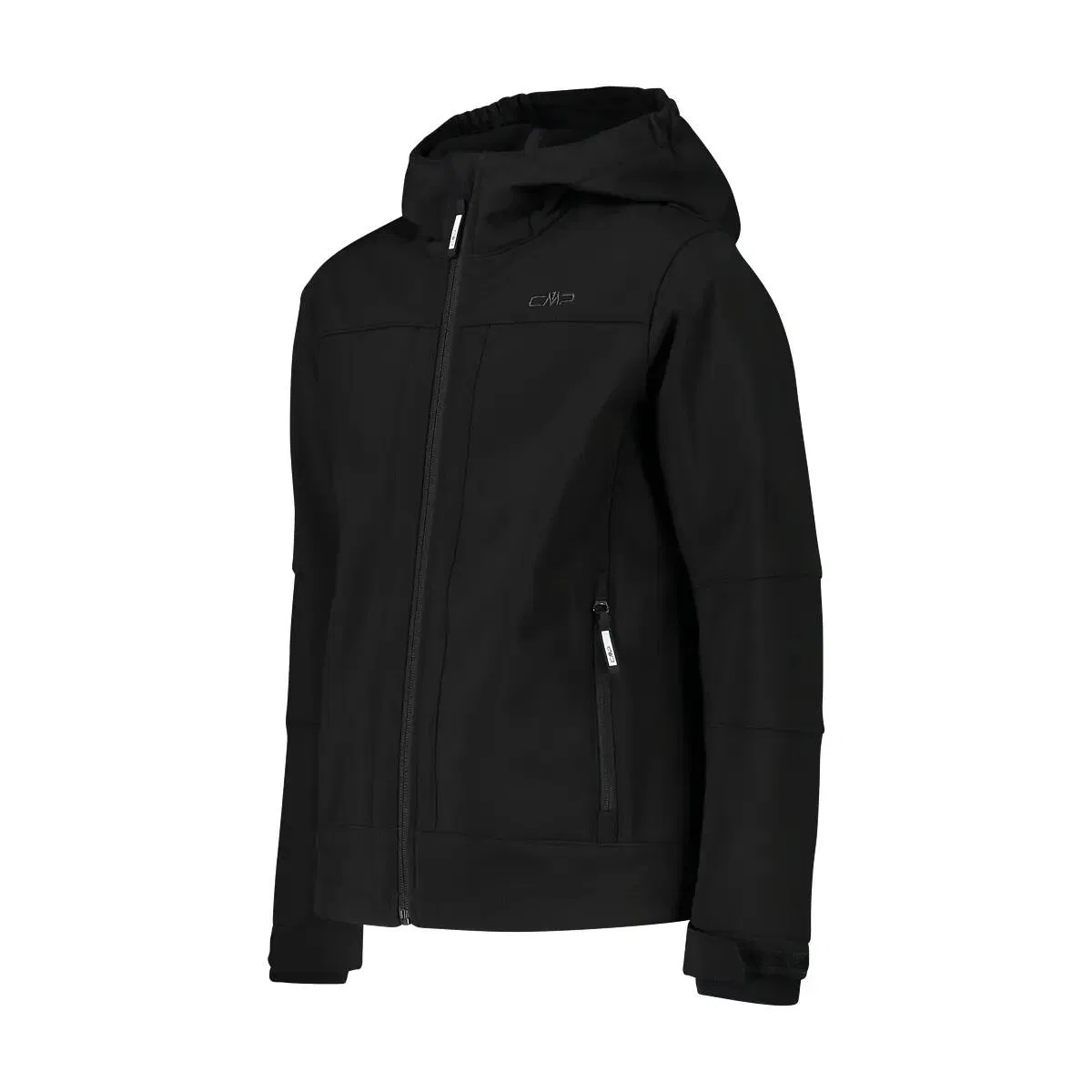 Детская софтшелл-куртка с капюшоном Fix Hood Cmp, Черный — фото 3