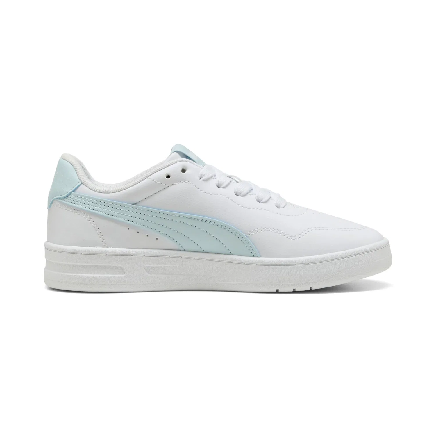 Детские кроссовки для активного отдыха Court Lally PUMA, White/Sea Glass — фото 3