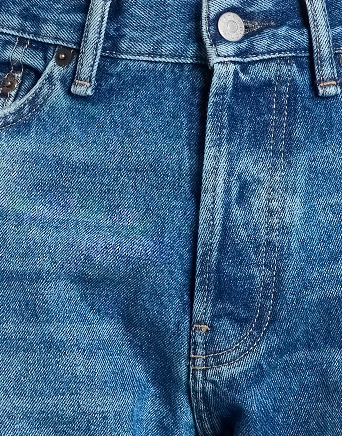 Мужские джинсы прямого кроя Acne Studios, синий — фото 2