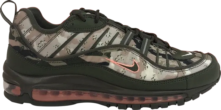 Кроссовки Nike Air Max 98 SE 'Floral Camo', зеленый — фото 2