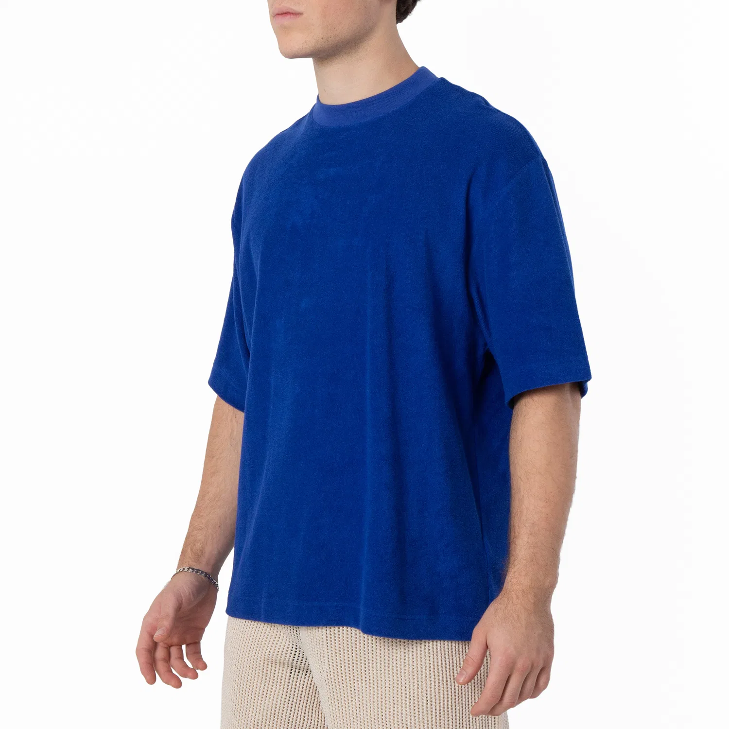 Футболка хлопковая махровая EKD Cotton Towelling T-Shirt Burberry, Knight — фото 4