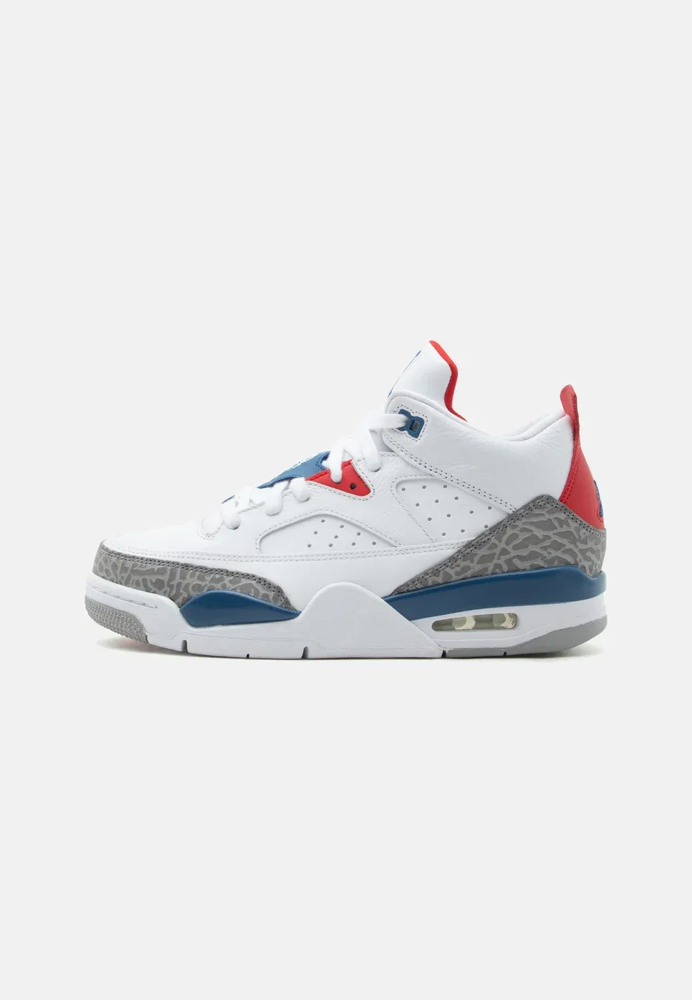 Son of Mars унисекс - высокие кроссовки Jordan, White/True Blue/Varsity Red/Light Smoke Grey/Smoke Grey