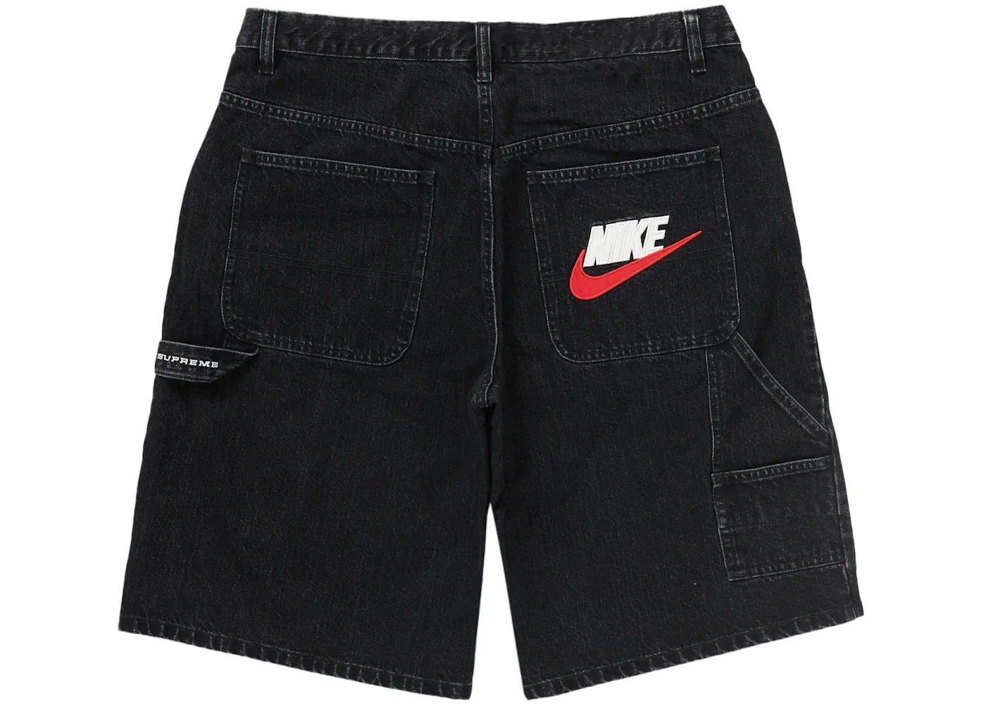 Мужские шорты джинсовые Supreme Nike Short, Black