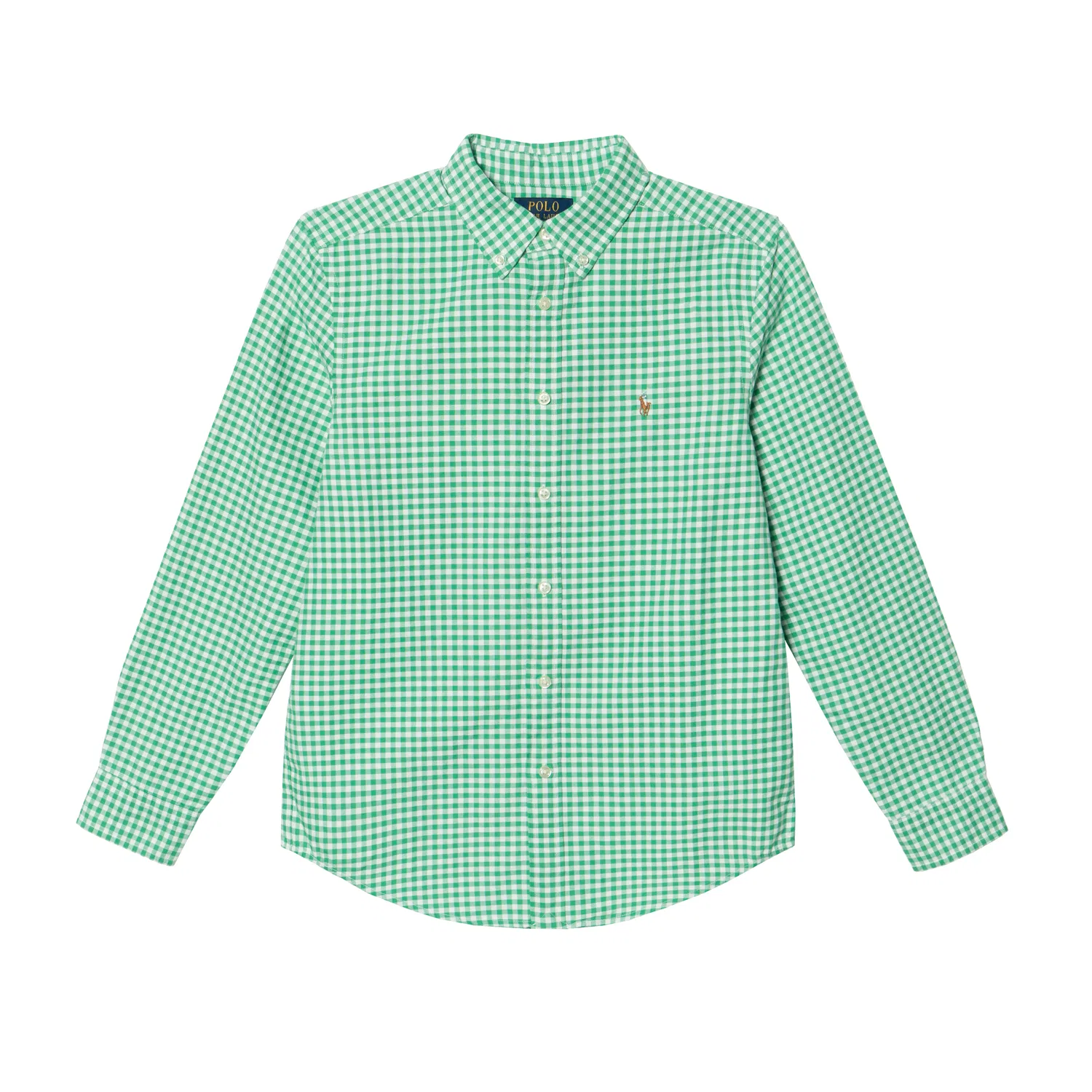 Детская рубашка свободного кроя с рукавом Polo Ralph Lauren, Green