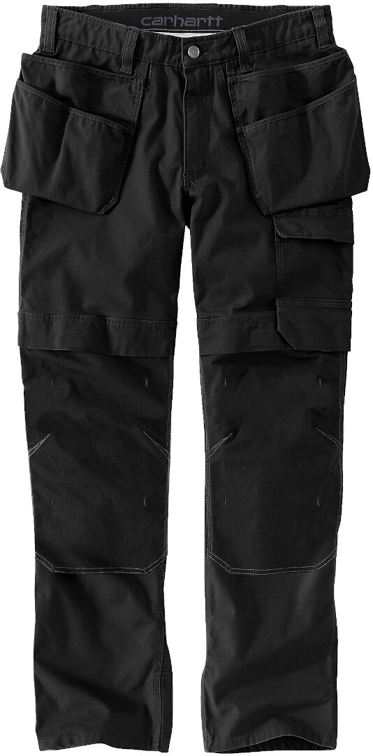 

Брюки Carhartt Relaxed Straight Steel Rugged Flex Ripstop Double-Front Cargo Pants, черный