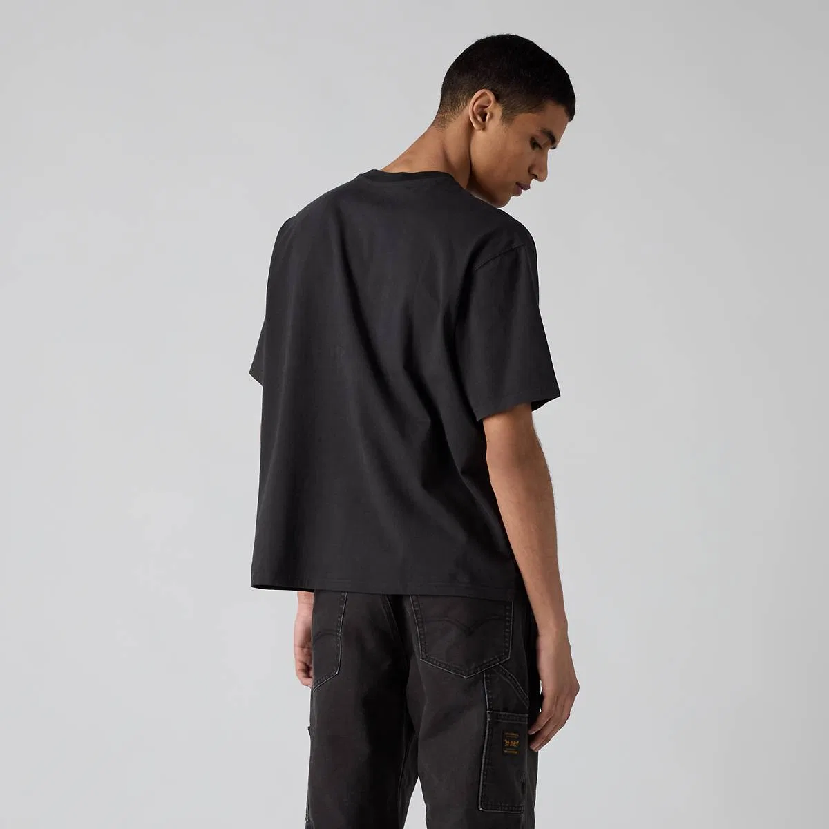 Рабочая футболка с коротким рукавом и карманом Levi's, Jet Black - Black — фото 4