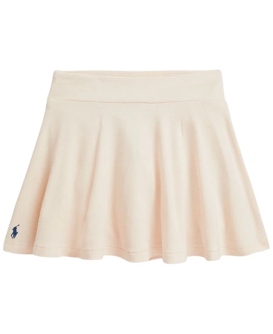 Юбка из сетки с шортами, с вышивкой Polo Ralph Lauren, Guide Cream