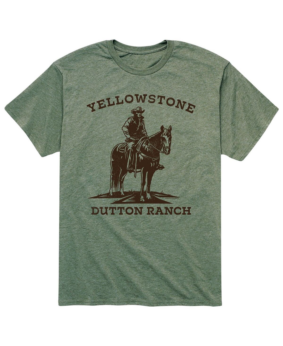 

Мужская футболка yellowstone dutton ranch horse AIRWAVES, зеленый