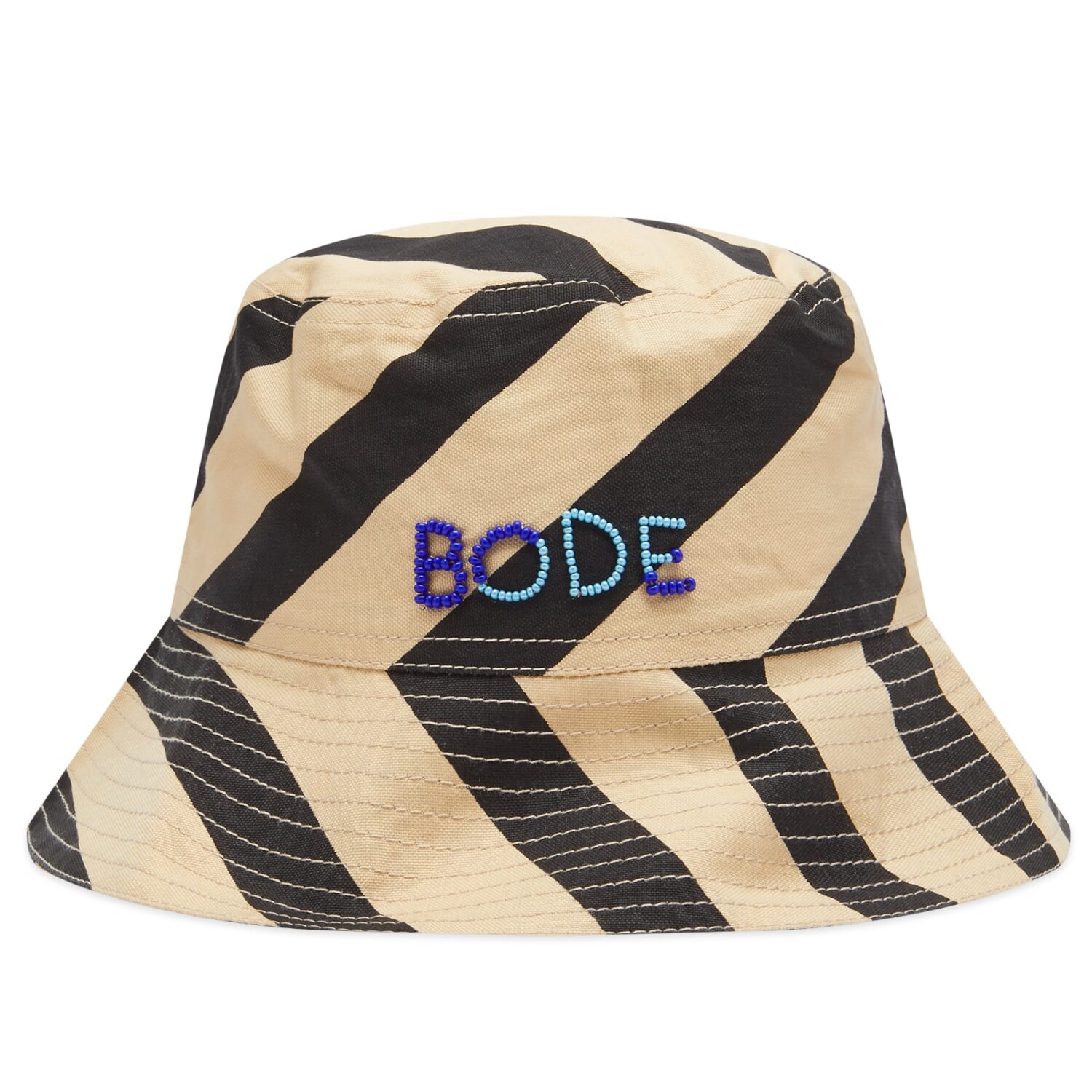 

Панама Bode Domino Stripe, кремовый/черный