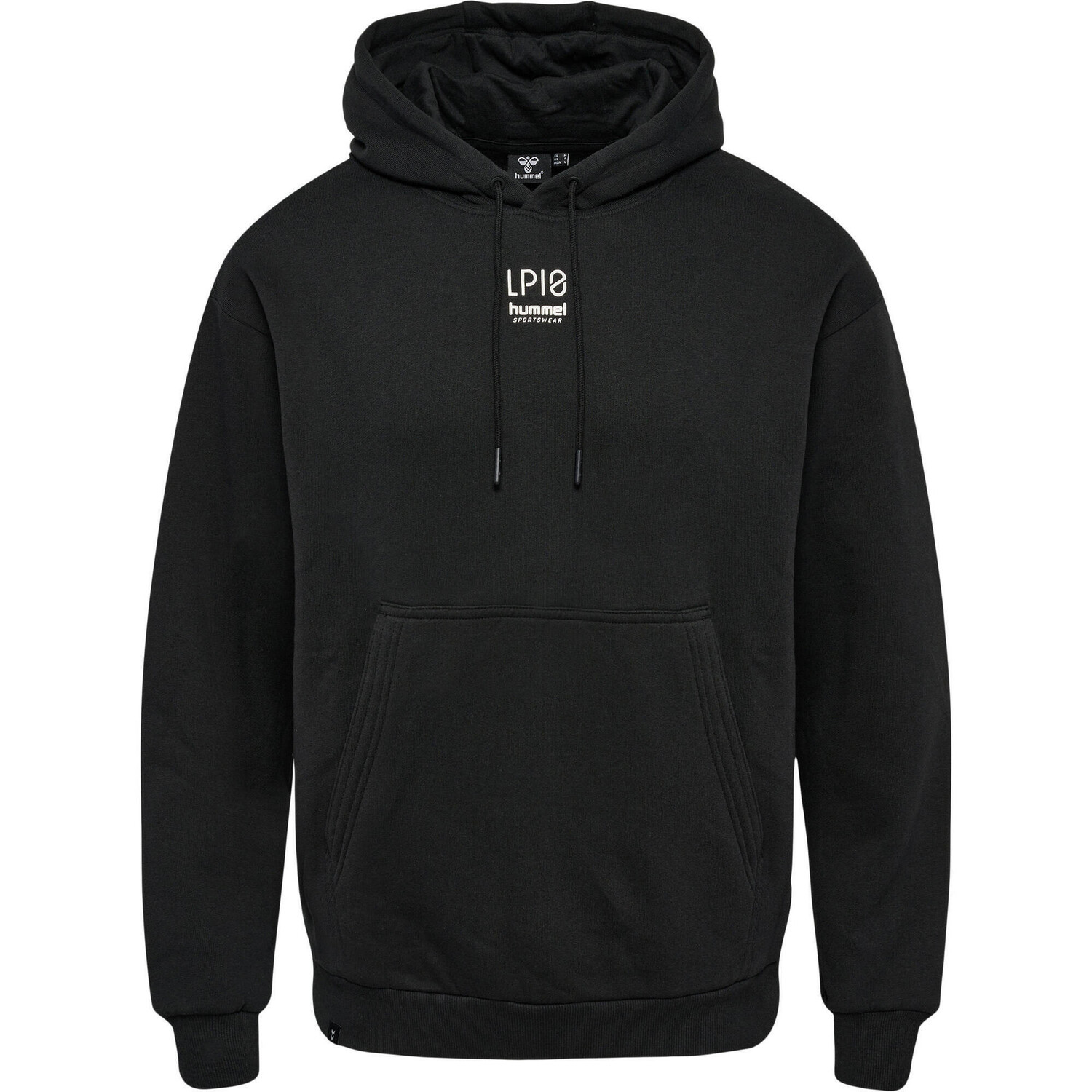 

Hmlp10 Boxy Sweat Hoodie Мужские толстовки HUMMEL, черный