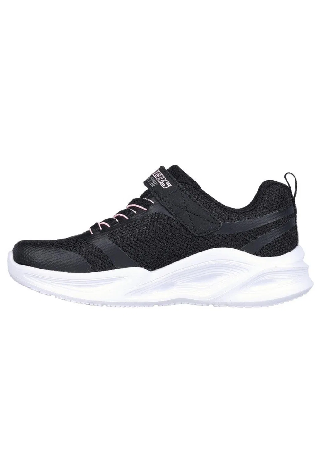 Детские кроссовки для девочек со светящимся дизайном S Lights Solar Glow Skechers, Schwarz — фото 4