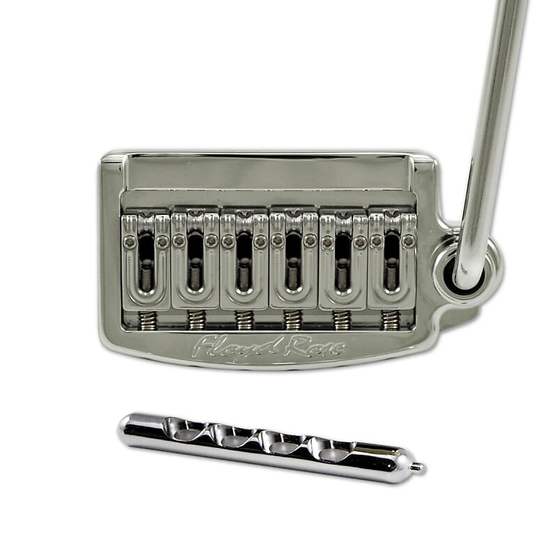 

Floyd Rose Rail Tail Tremolo Kit Nickel для гитар Strat Style, Wide RT400W Rail Tail RT400W