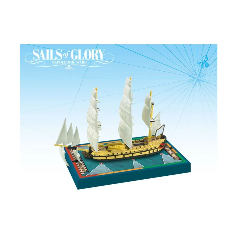 

Герцог де Дюрас 1765 г. / Дофин 1766 г., Sails of Glory - Napoleonic Wars - Ship Packs - Series VI (1:1000)