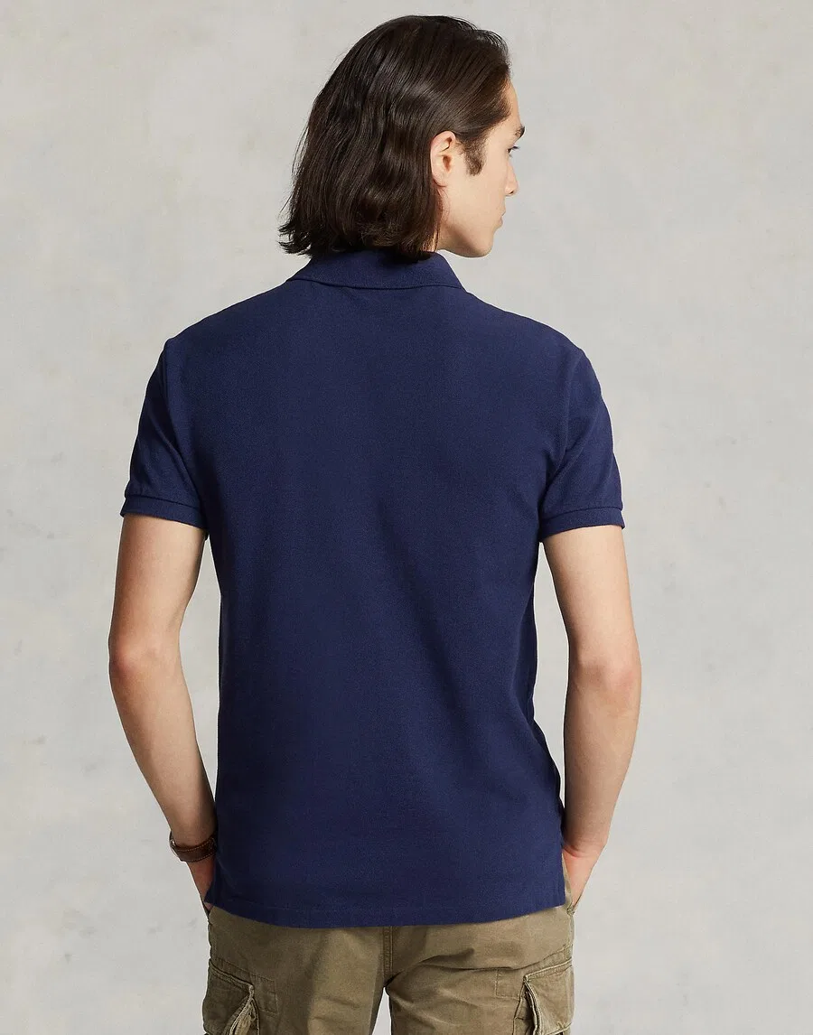 Рубашка Polo Ralph Lauren темно-синего цвета — фото 4