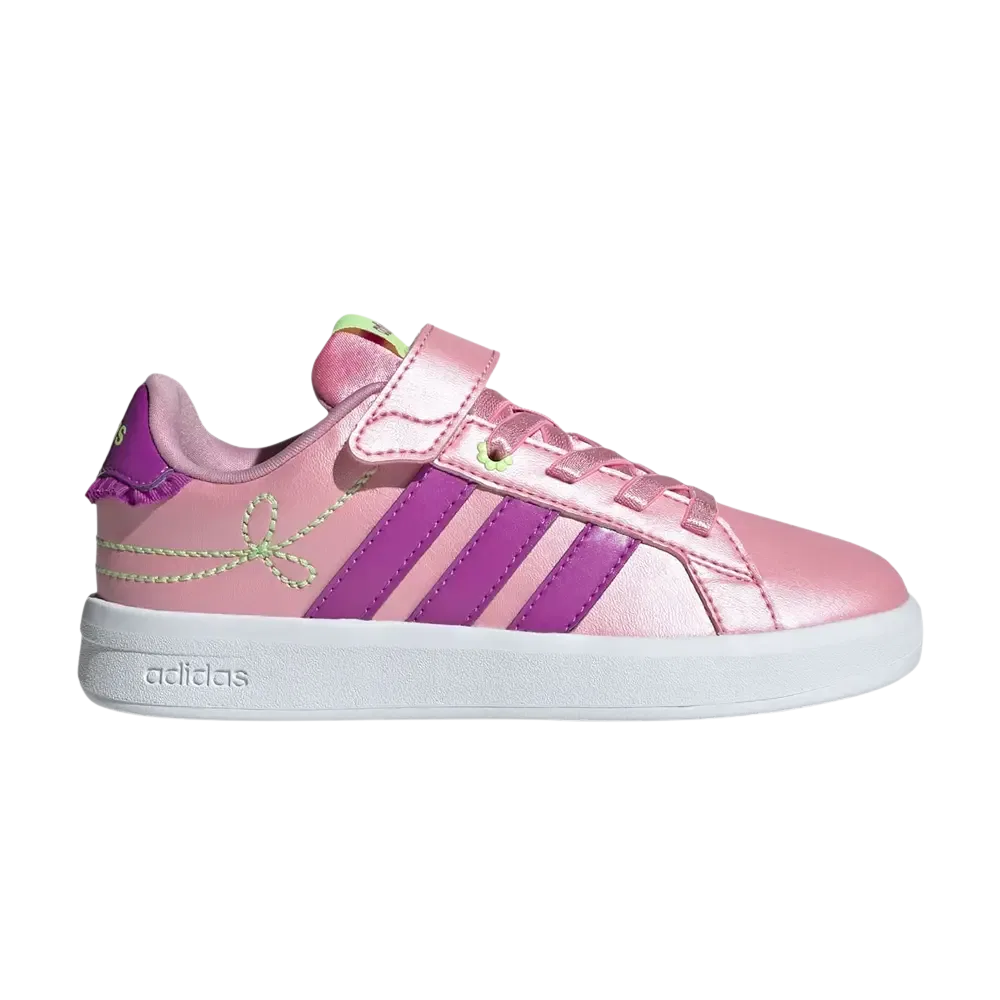 Детские кроссовки Adidas Grand Court 3.0 Little Kid, розовый