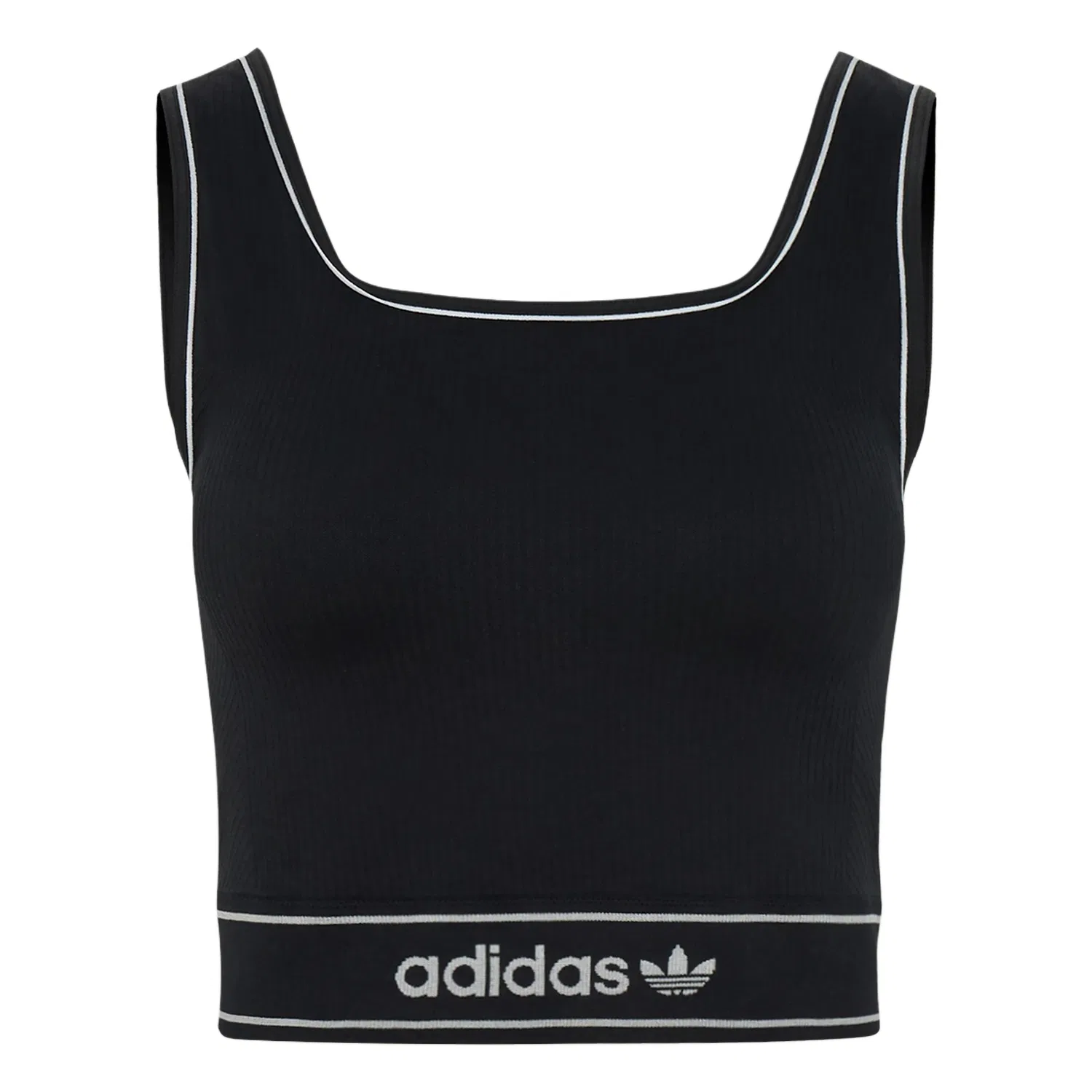 Женский топ без рукавов Adidas Originals, Black