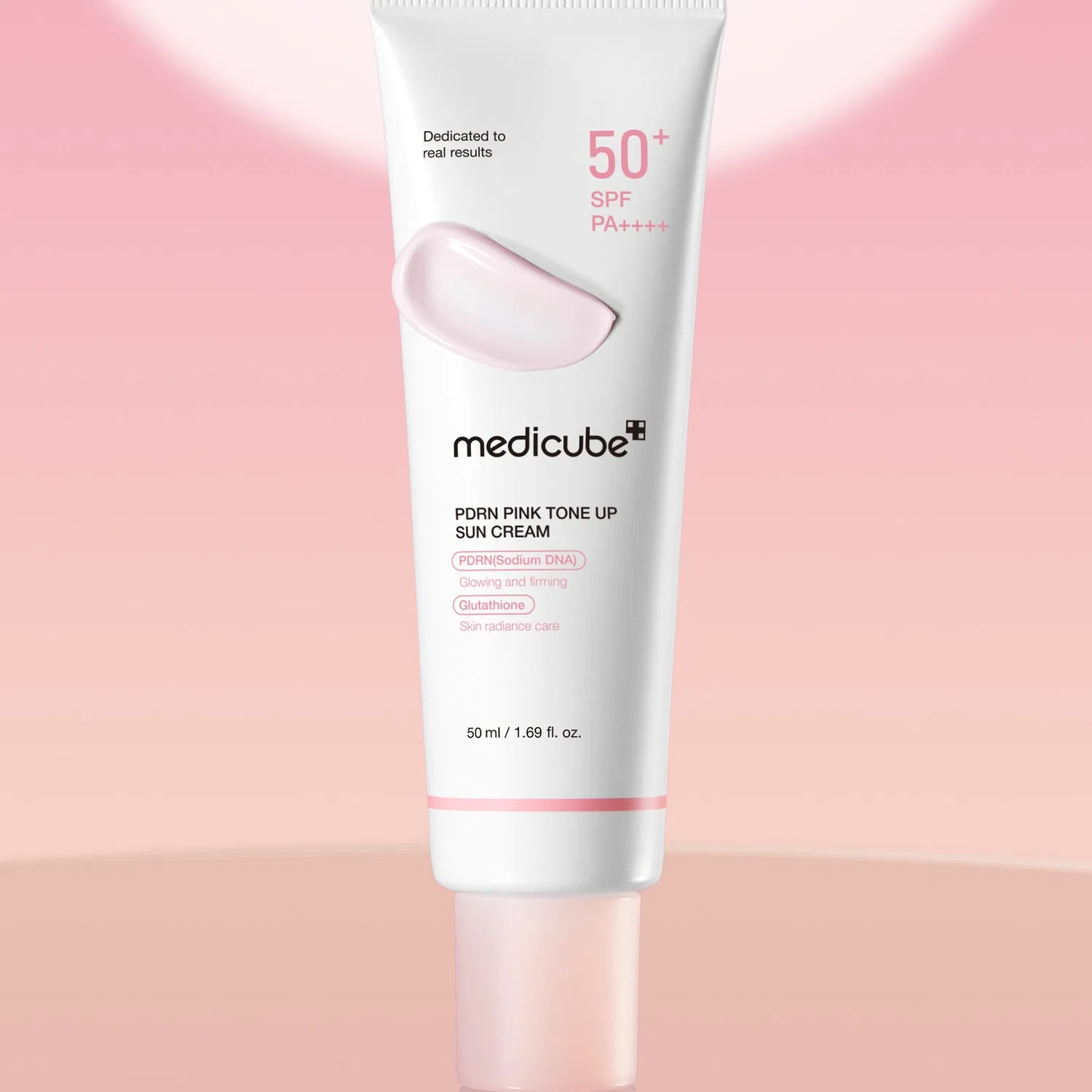 Солнцезащитный крем с тонирующим эффектом PDRN Pink Tone Up Sun Cream Medicube, 50 мл — фото 4