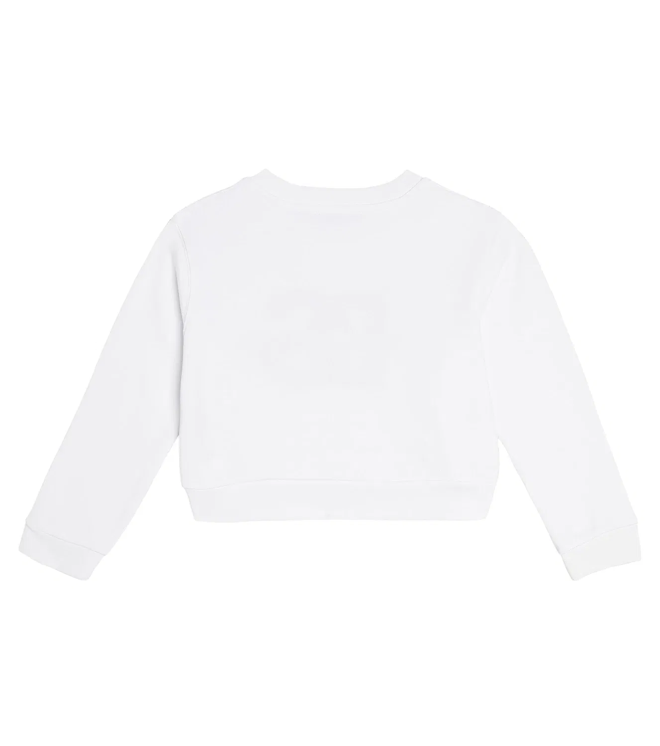 Хлопковая толстовка с вышивкой Dolce&Gabbana Kids, белый — фото 4