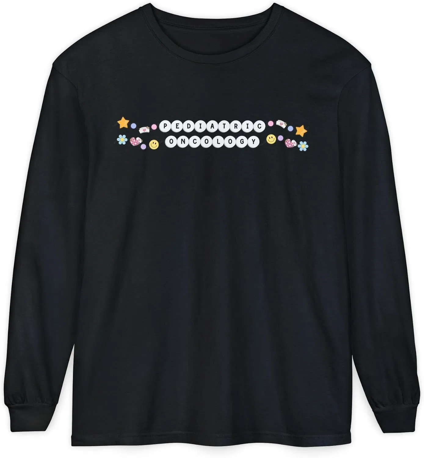 Футболка с длинным рукавом с рисунком Comfort Colors, Black