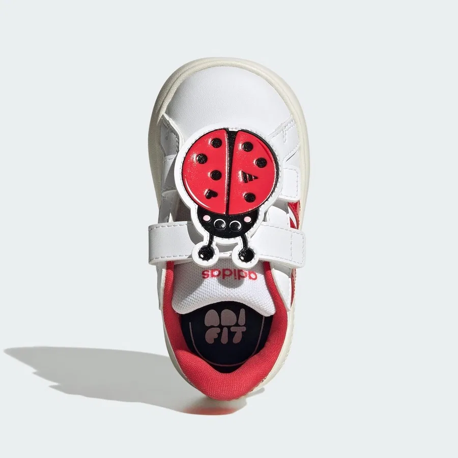 Детские кроссовки с синтетической кожей Grand Court 3.0 Bubble adidas — фото 3