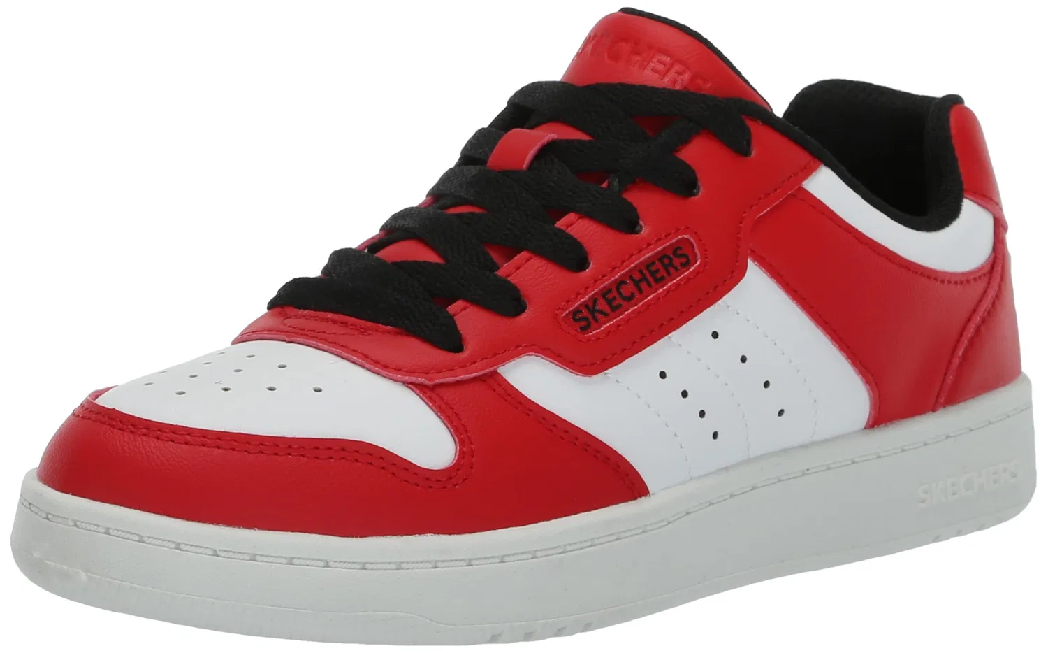 Детские кроссовки для мальчиков с липучкой Quick Street Skechers, Red White