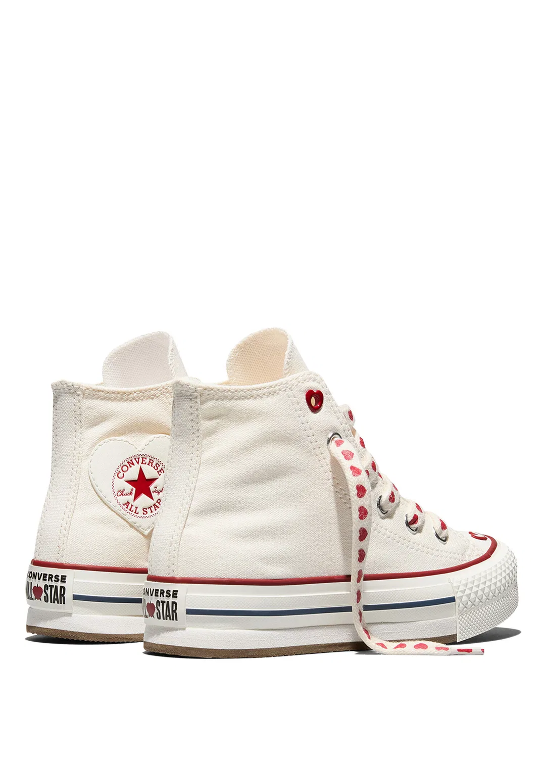 Кеды Converse Chucks In Love Chuck Taylor All Star Eva Lift, кремовый — фото 3