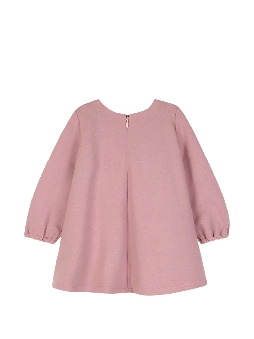 Платье с оборками и длинными рукавами Chloé Kids, розовый — фото 2