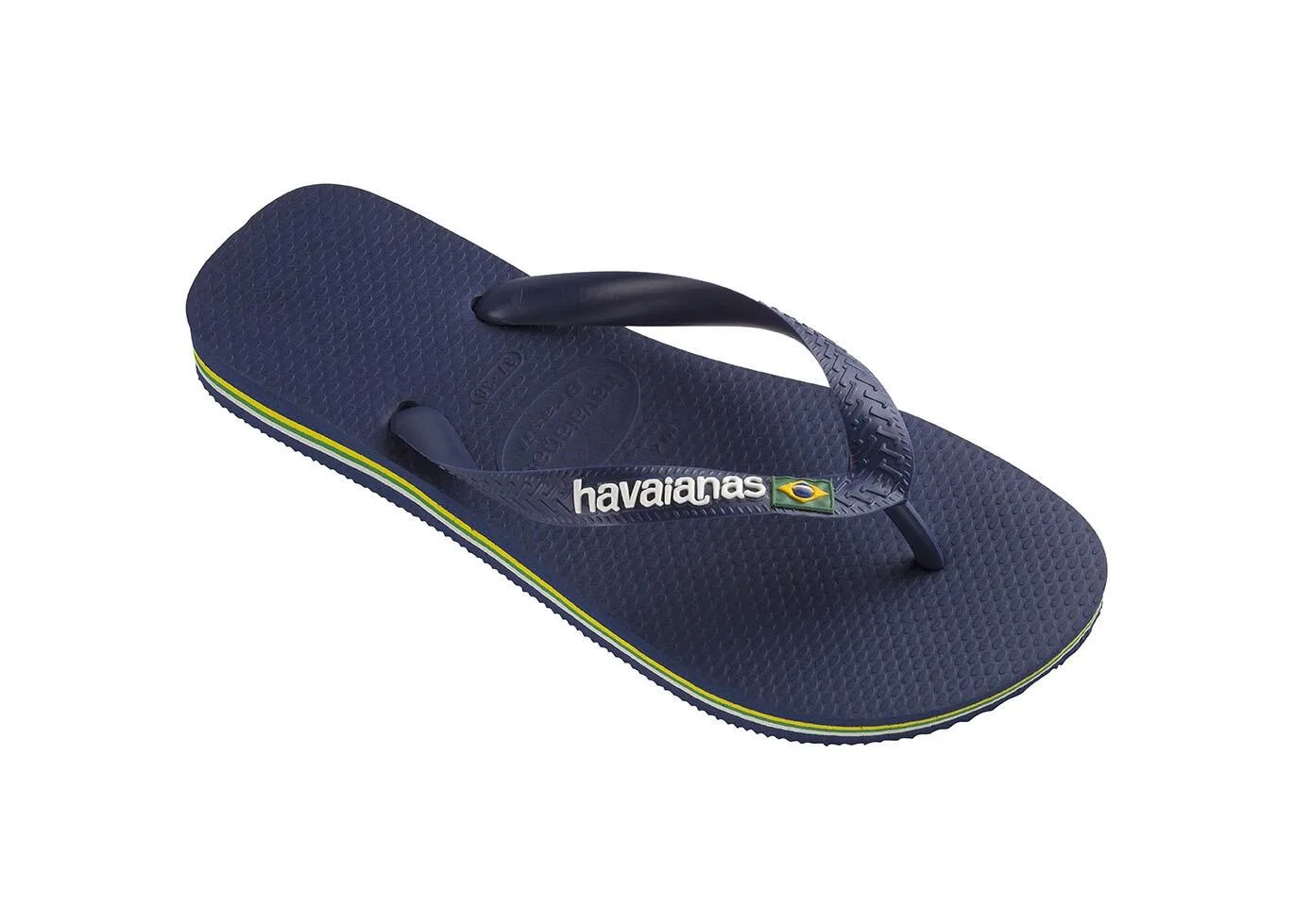Детские шлепанцы с принтом Brasil Havaianas, Цвет Blau — фото 4
