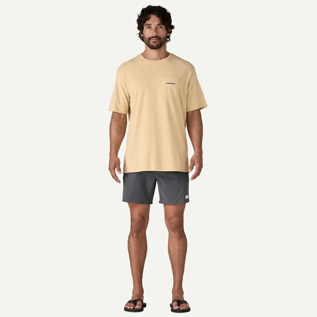 Мужские шорты для волейбола Patagonia Home Waters 16in Volley Short, Forge Grey — фото 2