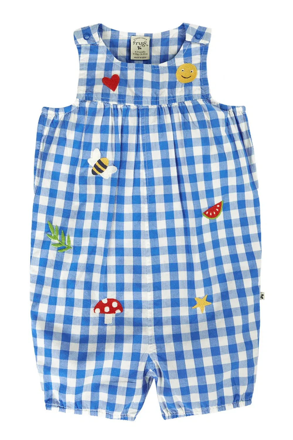 Детские шорты-комбинезон Summer Short Frugi, Blue