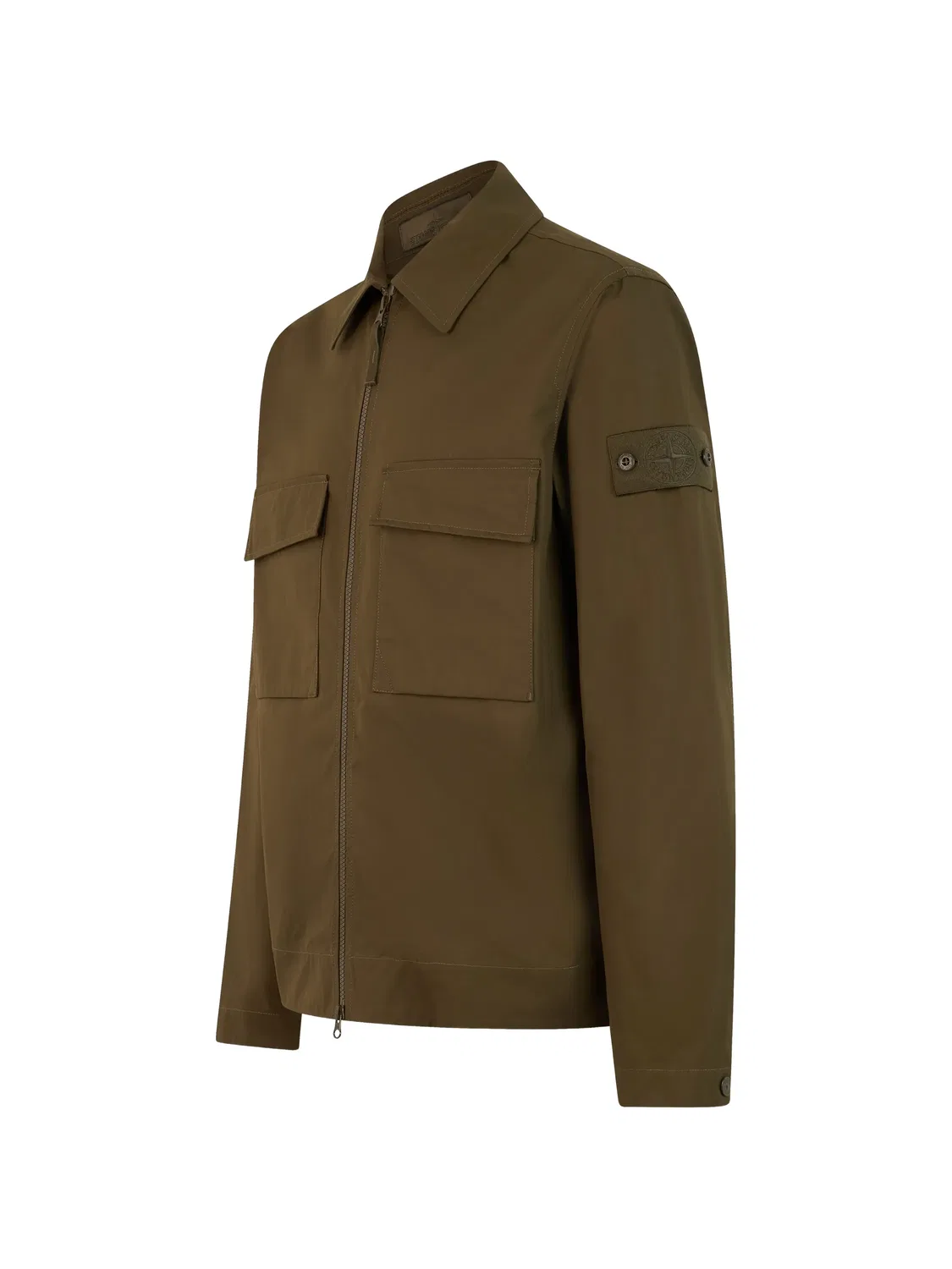 Рубашка canvas_S.I. Ghost 1200018 Stone Island, коричневый — фото 3