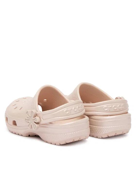 Шлепанцы Classic Pearl Shine Clog T Crocs, розовый — фото 3