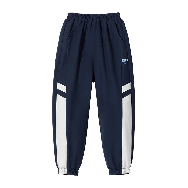 Детские спортивные штаны из тонкого трикотажа Navy Blue/H Blue White Line K WARRIOR