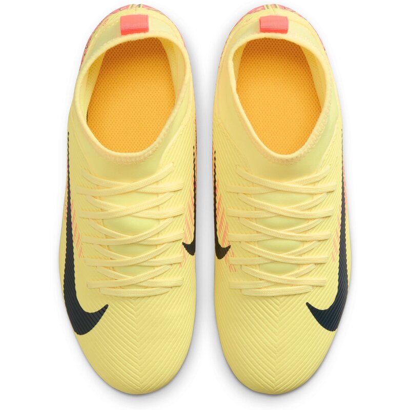 Футбольные бутсы для газона jr superfly 10 club km fg/mg Nike, мультиколор — фото 3