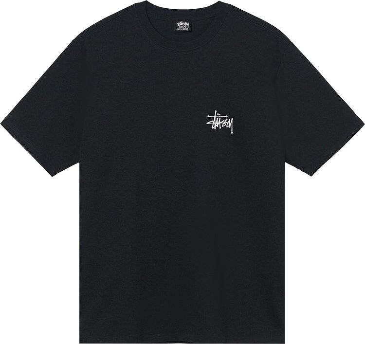 

Футболка Stussy Basic Stussy Tee 'Black', черный