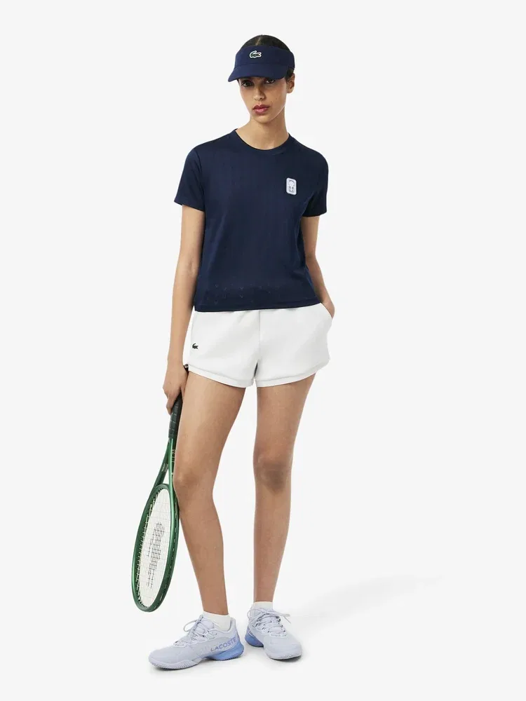 Футболка теннисная LACOSTE Heritage, Navy — фото 4