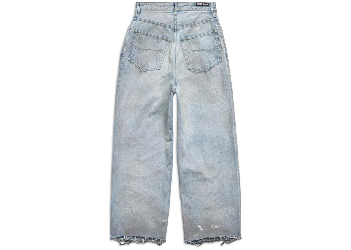 Мужские брюки с завышенной талией Balenciaga Trousers in Blue, Blue — фото 2