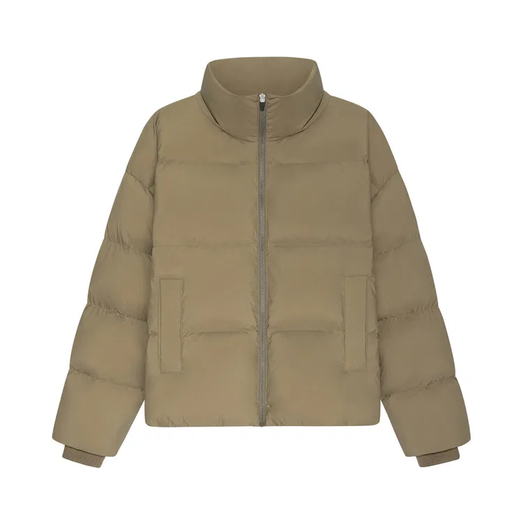 Детский пуховик свободного кроя Nice Rice, Dark Khaki