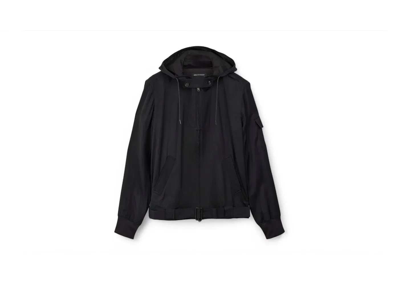 Мужской топ с капюшоном Y-3 Rayon Twill Adidas, черный