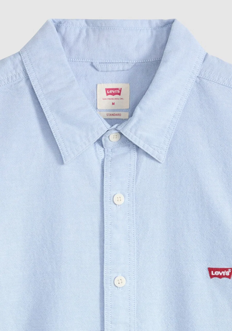Рубашка LEVI'S Regular fit на пуговицах, цвет «Батарея», светло-голубой — фото 3