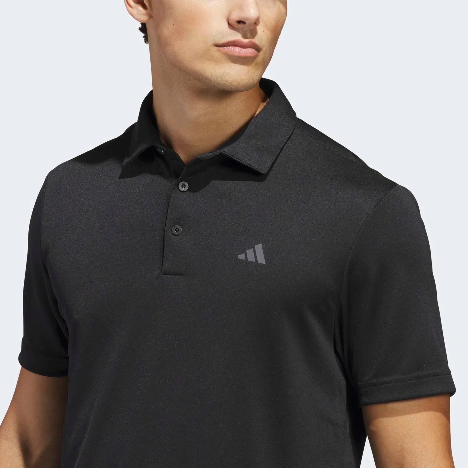 Мужское поло Performance Solid Adidas Performance, Black — фото 3