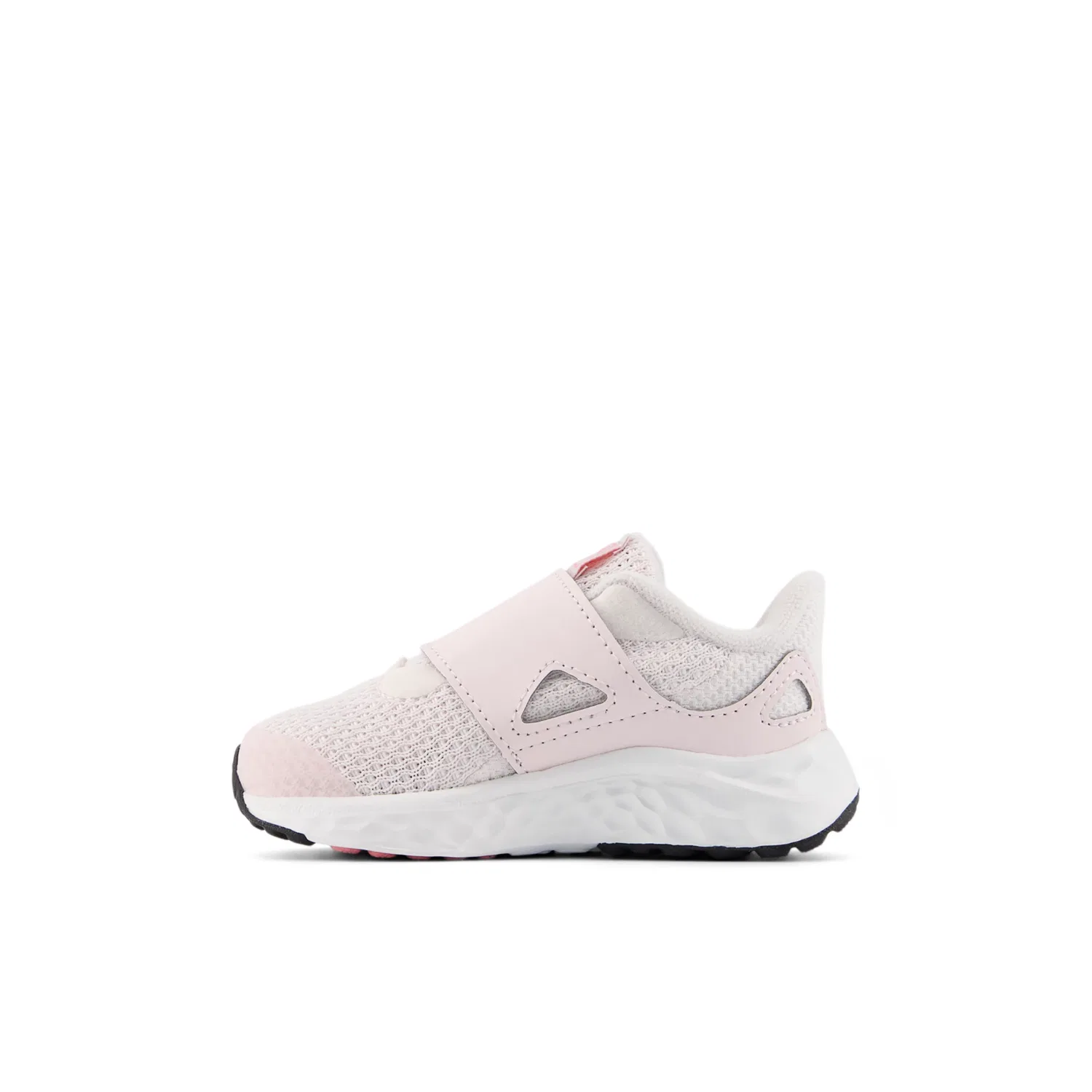 Детские кроссовки для бега с дышащим верхом Arishi Hook & Loop New Balance, Pink Salt With Double Bubble And Stone Pink — фото 3