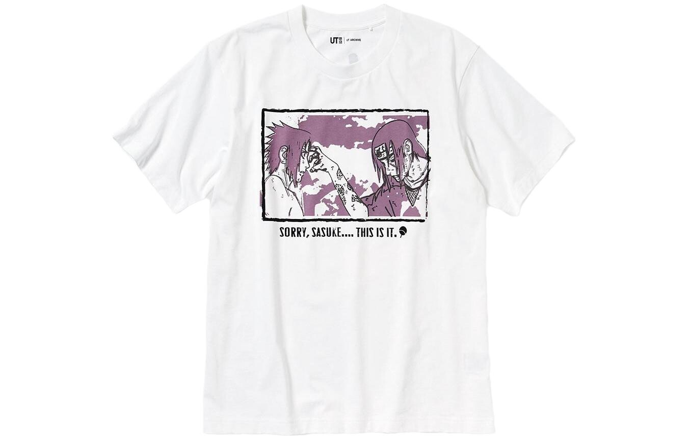 

UNIQLO Футболка унисекс, Белый