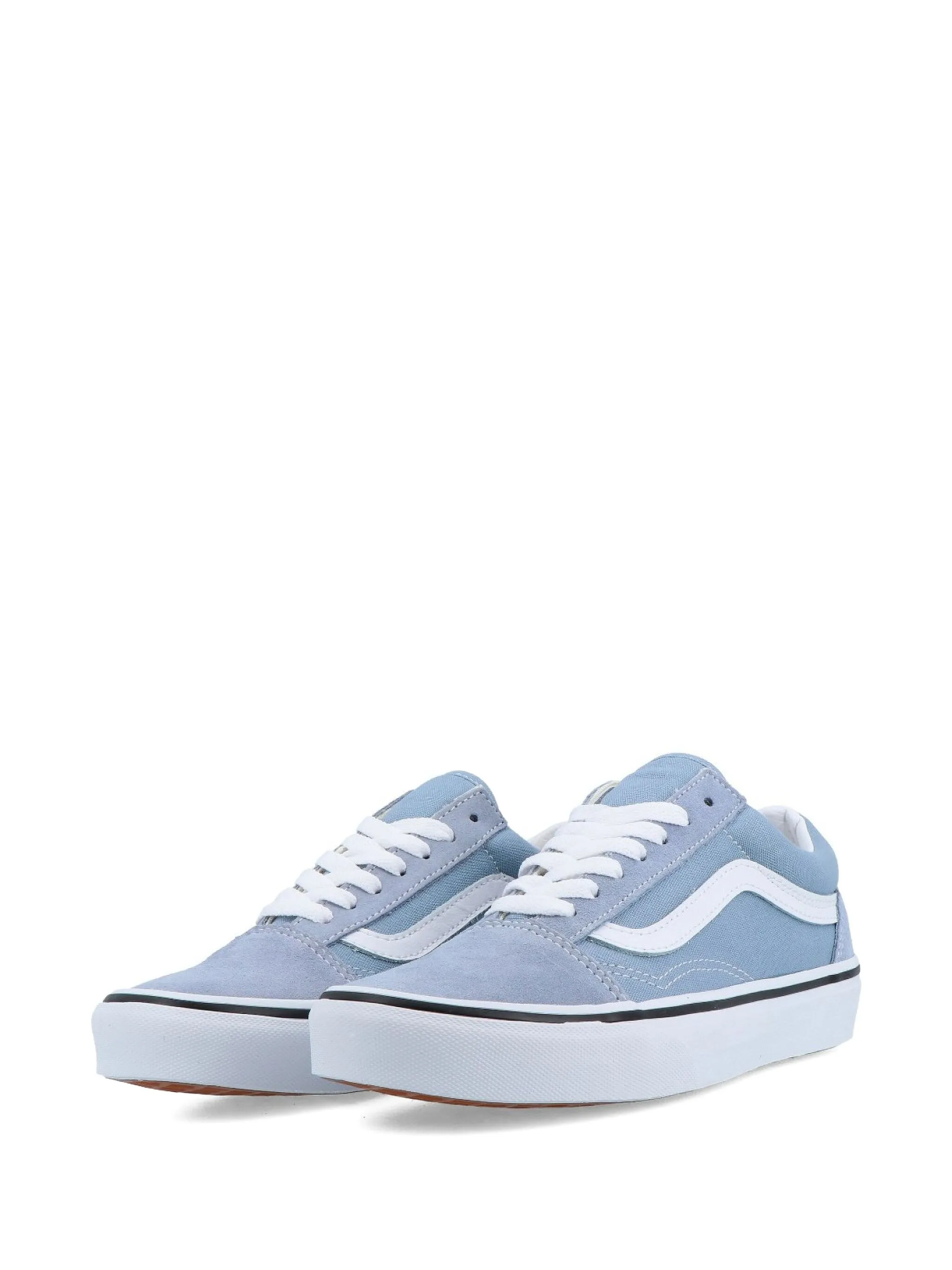 Кроссовки с контрастной полоской Vans, синий — фото 2