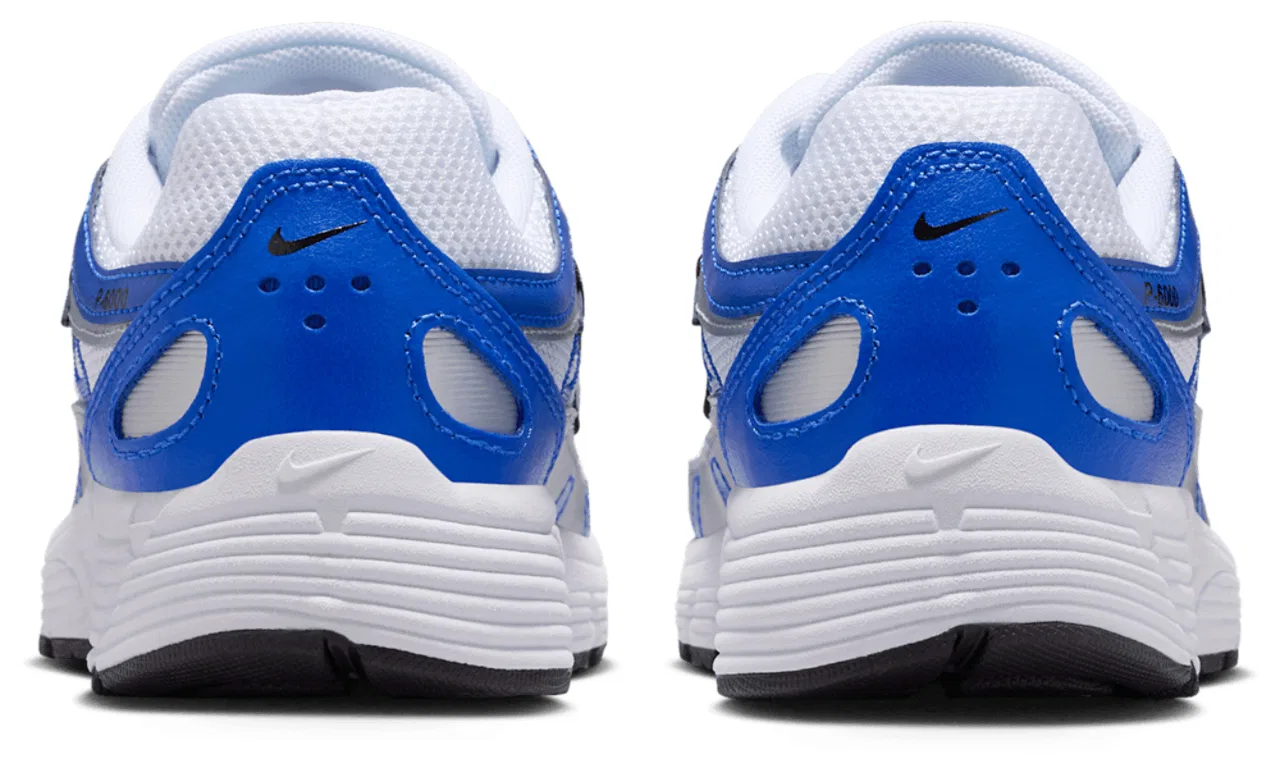 Кроссовки для мальчиков P-6000 Nike, цвет Racer Blue/Metallic Silver/Metallic Silver — фото 3