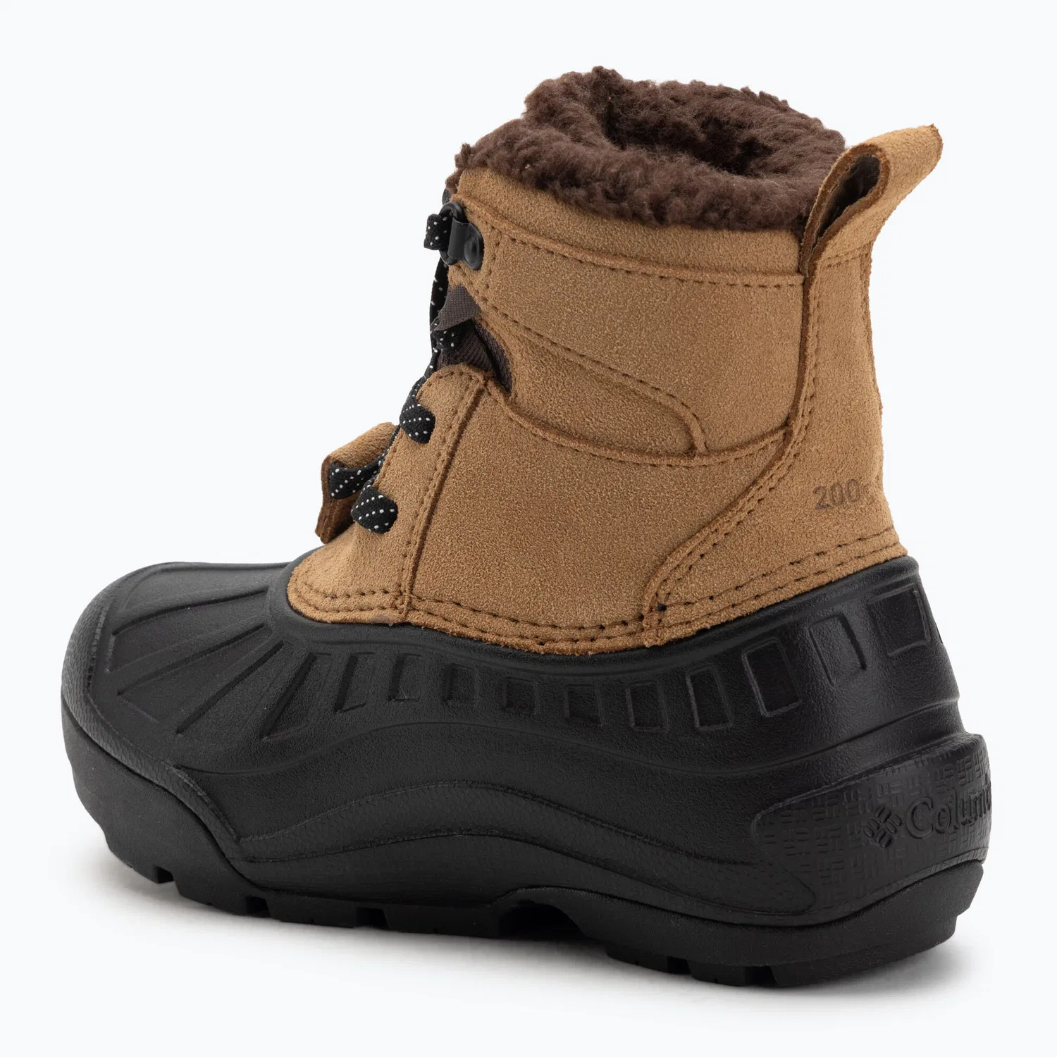 Детские зимние ботинки с утеплителем Columbia Youth Powderbug Alpine, Цвет Braun — фото 3