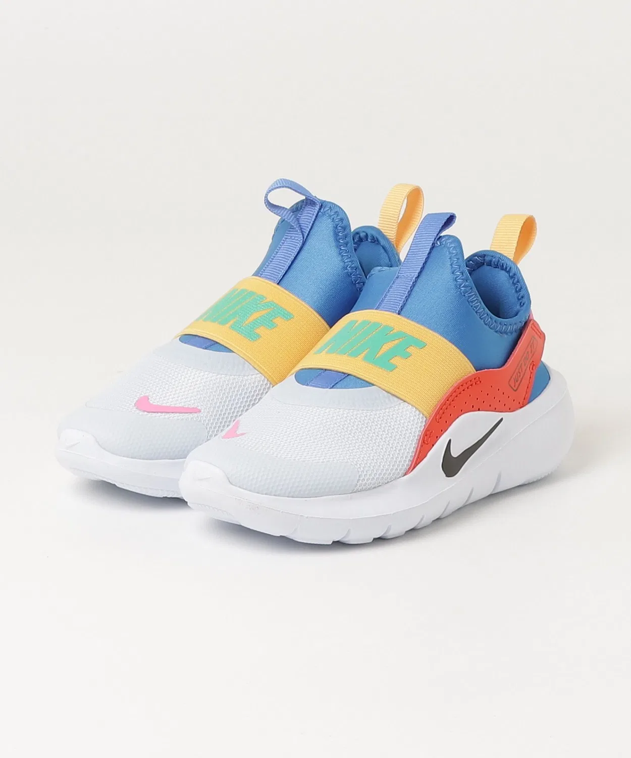 Детские кроссовки с эластичными ремешками Flex Runner 4 PS NIKE, Blue