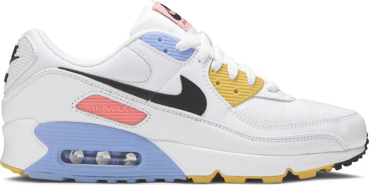 Кроссовки Nike Wmns Air Max 90 'Solar Flare', белый