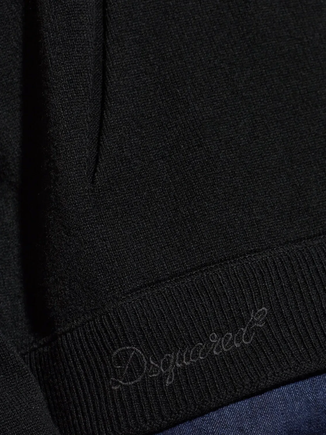 DSQUARED2 Свитер из шерсти, черный — фото 2